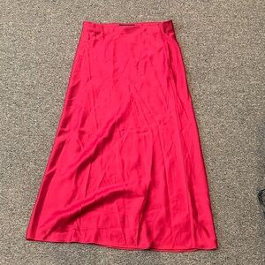Elegant Red Women's Skirt